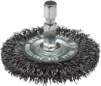 Щетка дисковая гофрированная для дрели 75 мм № 162 Профоснастка Мастер 20204002, сталь Щетка дисковая гофрированная для дрели 75 мм № 162 Профоснастка Мастер 20204002, сталь